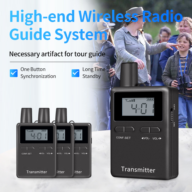 RC2401 Wireless Tour Guide System: The Ultimate Audio Solution for Tours, Museums, and Corporate Events(图2)