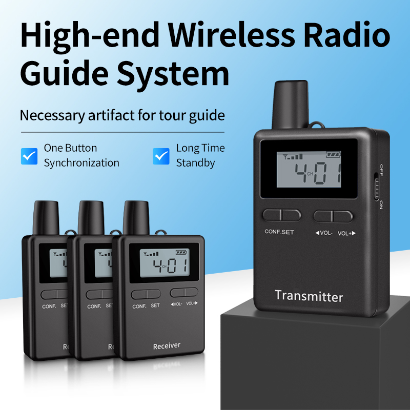 RC2401 Wireless Tour Guide System: The Ultimate Audio Solution for Tours, Museums, and Corporate Events(图3)