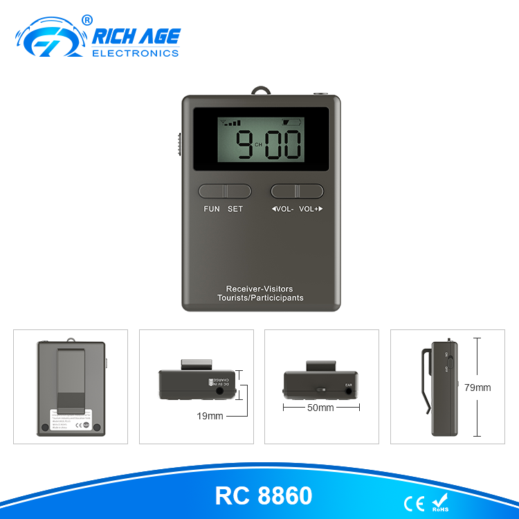 RC8860: The 20-Channel Tour Guide System for Precision Organized Group Management and Multi-Group Communication(图2)