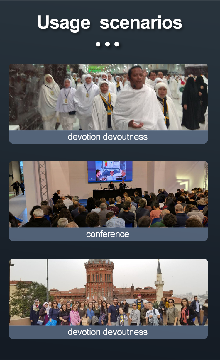 RC9150 High-end 2.4G Wireless Audio/Radio Guide System(图2)