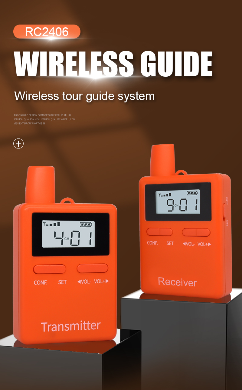 RC2406 80-Channel 2.4G Wireless Tour Guide System(图1)