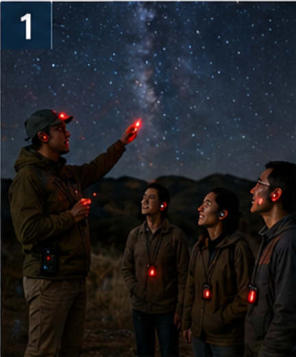 Dark Sky Parks & Astro‑Tourism: How Red‑Light Wireless Systems Preserve Night Vision(图1)