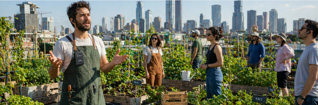 Urban Rooftop Farm & Permaculture Experiences(图1)