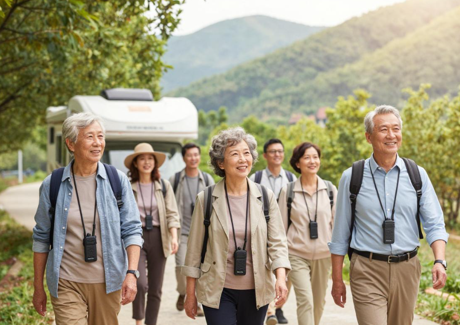RC2402 – Noise-Cancelling Audio Conference System for Outdoor Travel Silver RV Nomads Camping & Senior RV Travel Trends – RC2468 & RC2402(图3)