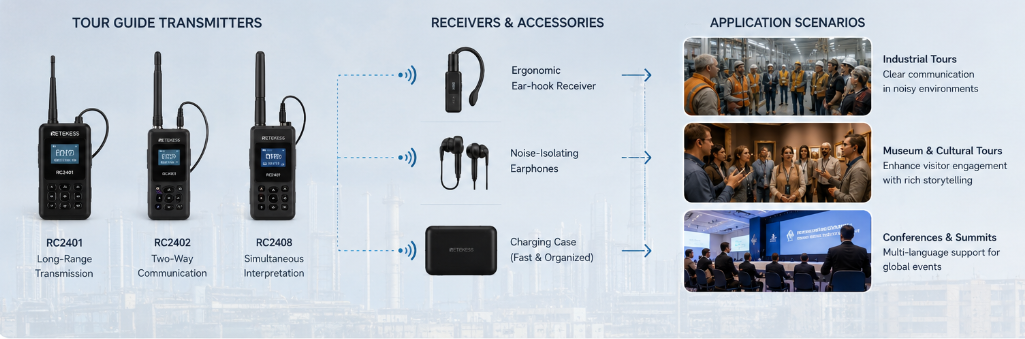 The Silence Revolution: Why High-Performance Wireless Tour Guide Systems Are Reshaping Industrial Tours, Luxury Travel, and Global Events(图3)