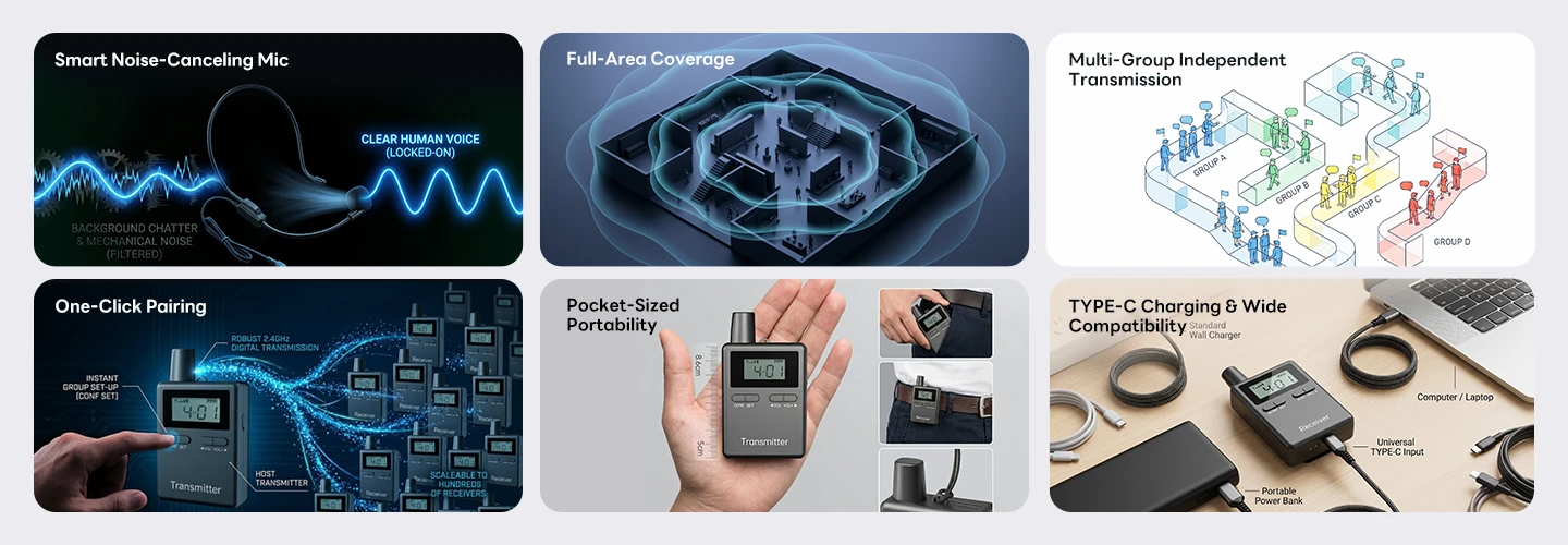 RC2501 Wireless Tour Guide System RC2501 Wireless Tour Guide System(图2)