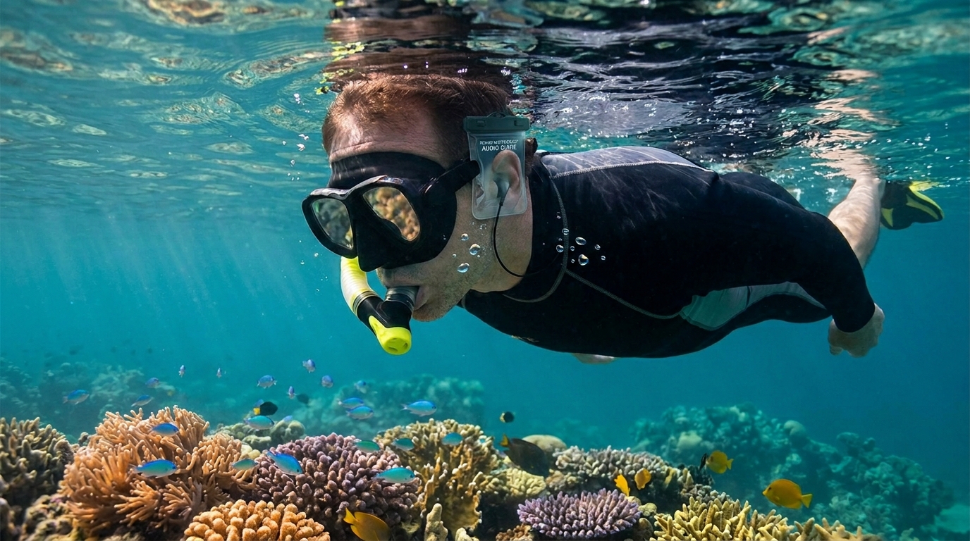 RC085 transmitter Reef & Underwater Archaeology Audio Guide for Snorkelers (RC085 & RC2468)(图1)