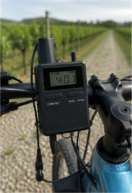 RC2500 Wireless Tour Guide System Pedal, Sip, and Listen: Why RC2500 GPS‑Triggered Tour Guide Systems Are the Future of Bicycle Wine Country Self‑Guided Tours(图2)