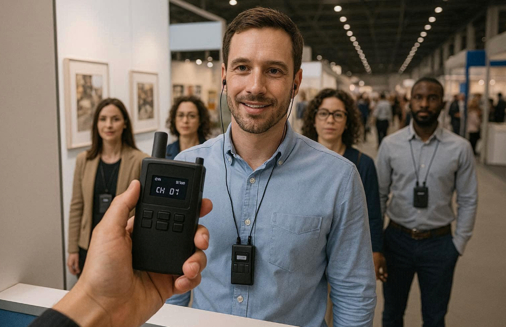Stop Shouting Over the Crowd: How a High‑Power Wireless Tour Guide System (RC2500 & RC2402) Tripled Our Trade Show Sales(图3)
