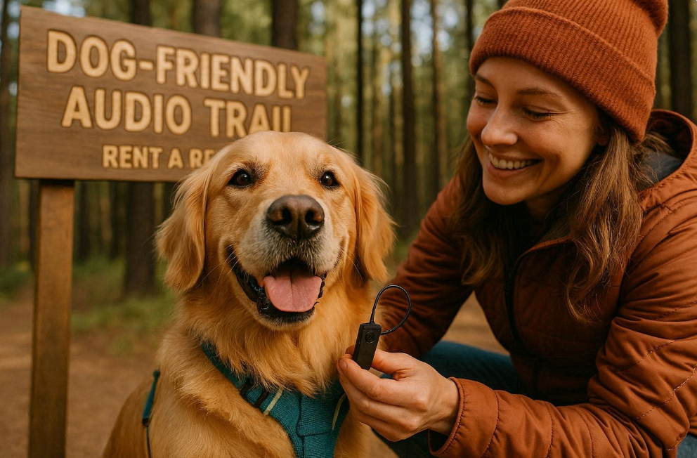 RC2406 80-Channel 2.4G Wireless Tour Guide System My Dog Hears Danger Before I See It: How a Pet‑Friendly Wireless Tour Guide System (RC2406 & RC2468) Saved Us on the Trail(图1)