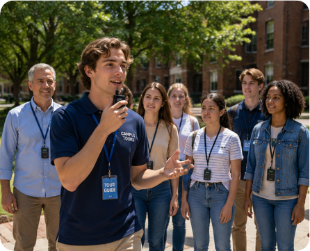 Why Your Campus Recruitment Strategy Fails Without a Wireless Tour Guide System(图2)