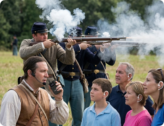 How Heritage Sites and Living History Festivals Deliver Clear Audio Amid Gunfire and Crowds(图4)