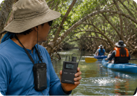 Wireless Tour Guide System Solutions for Mangrove Kayaking and Marine Ecotourism(图2) Wireless Tour Guide System Solutions for Mangrove Kayaking and Marine Ecotourism(图2)