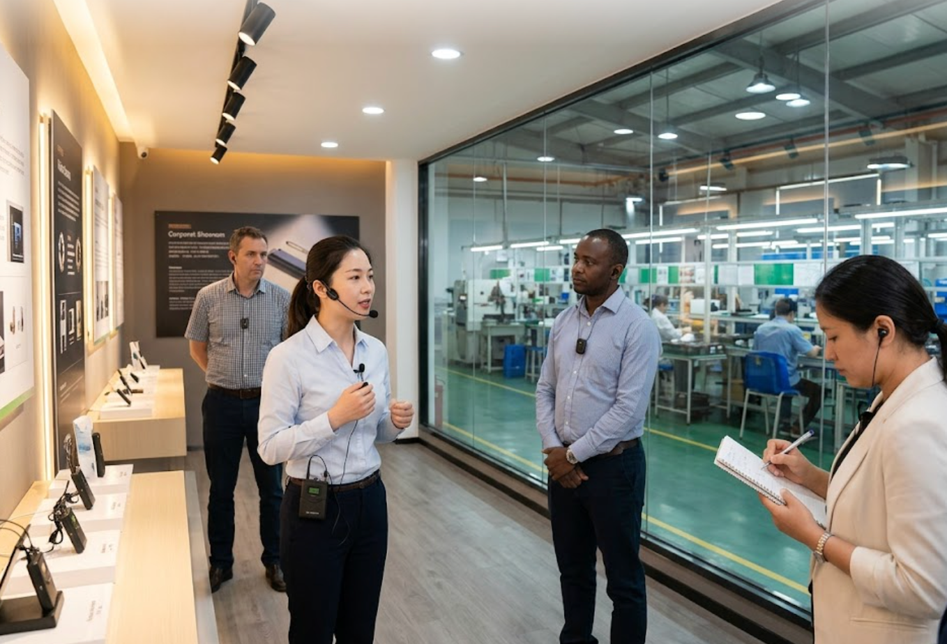 Why Your Factory Tour Deserves a Wireless Tour Guide System — And How It Pays Off(图2)