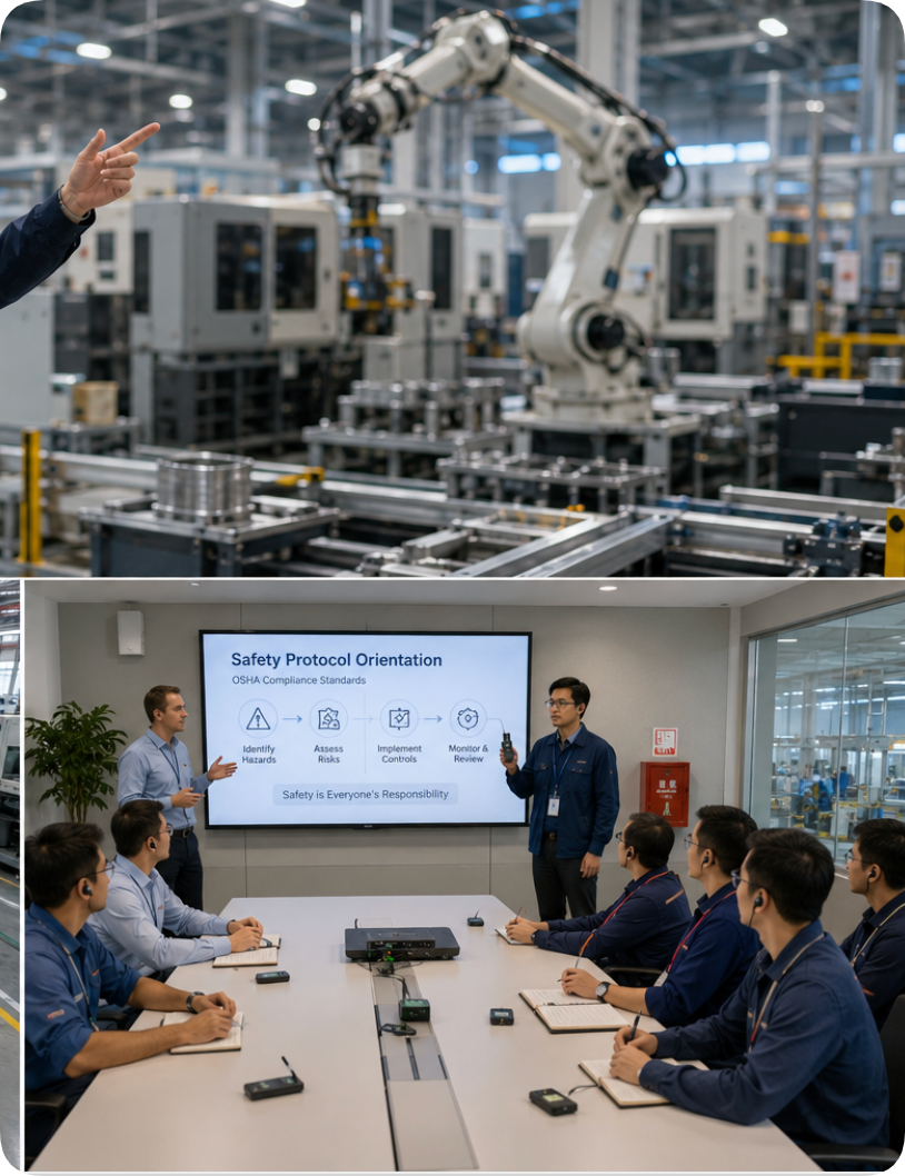 From the Assembly Line to the Boardroom: Factory Tour Audio Solutions with RC085, RC2406 & RC2500(图2)