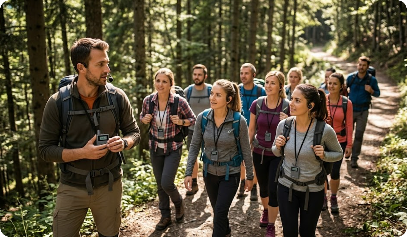 Beyond the Museum: How Wireless Tour Guide Systems Conquer Equestrian, Hiking, and Corporate Training(图3)