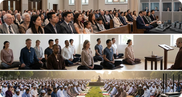 How a Wireless Tour Guide System Transforms Multilingual Worship in Churches, Mosques, and Temples(图1) How a Wireless Tour Guide System Transforms Multilingual Worship in Churches, Mosques, and Temples(图1)
