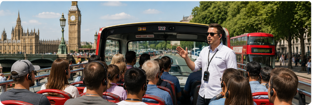 How a Professional City Tour Audio System Transforms Hop-On Hop-Off Sightseeing(图3) How a Professional City Tour Audio System Transforms Hop-On Hop-Off Sightseeing(图3)