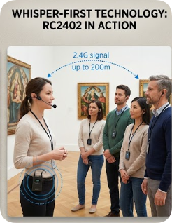 Wireless Museum Audio Guide System: RC2402’s Silent Revolution in Art Spaces(图2) Wireless Museum Audio Guide System: RC2402’s Silent Revolution in Art Spaces(图2)