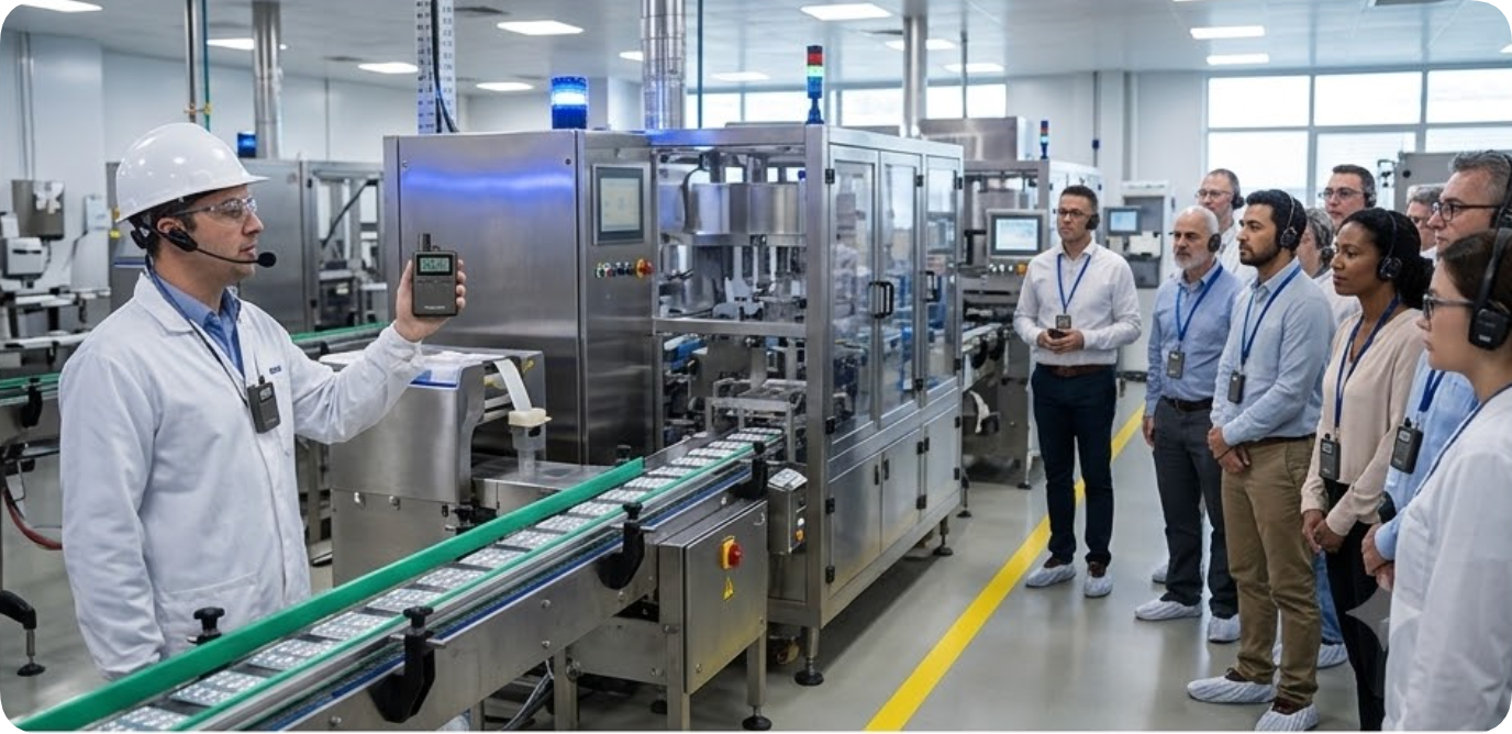 Wireless Tour Guide System for Pharma Factory Tours: A Practical Installation & Deployment Guide(图3)