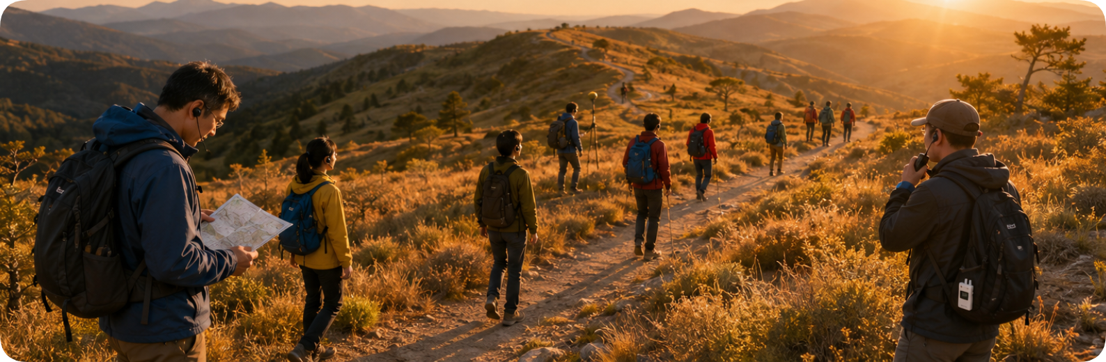 From Whispered Directions to Crystal-Clear Trails: The Evolution of Outdoor Hiking with a Wireless Tour Guide System(图3)