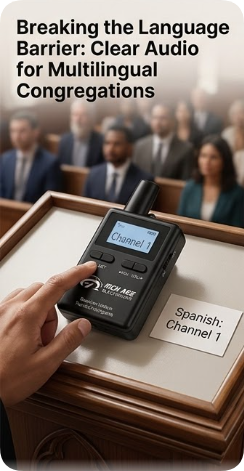 RC2402 & RC2406 Church Translation Systems: Enabling Seamless Multilingual Worship Experiences(图2)