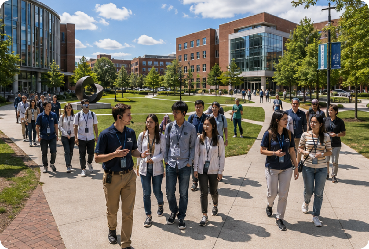Ultra-Light Wireless Tour Guide System for Silent University Campus Tours(图1) Ultra-Light Wireless Tour Guide System for Silent University Campus Tours(图1)