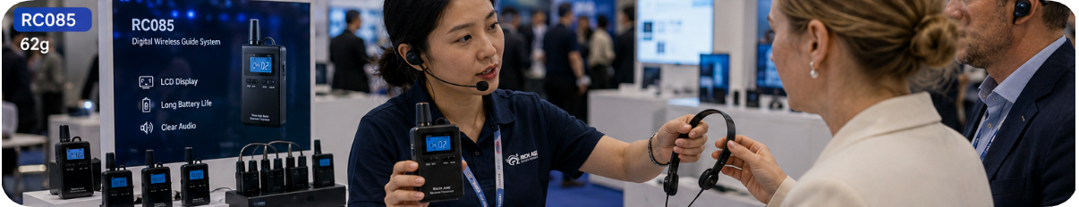 Why Every Trade Show Booth Needs a Dedicated Wireless Tour Guide System Why Every Trade Show Booth Needs a Dedicated Wireless Tour Guide System(图2)