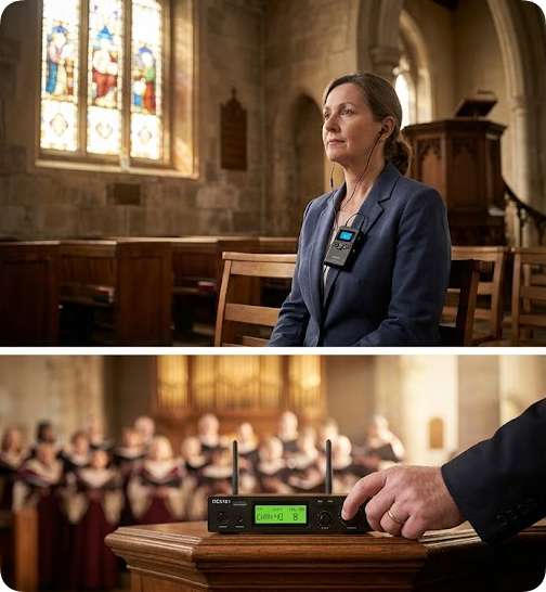 RC2501 is a more specialized, cost-effective solution for quiet indoor environments RC2401 vs RC2501 for Church Interpretation: A Full-Dimension Comparison(图3)
