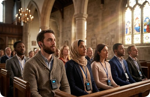 RC2401 offers 40 channels, while the RC2501 is limited to 20 channels RC2401 vs RC2501 for Church Interpretation: A Full-Dimension Comparison(图2)