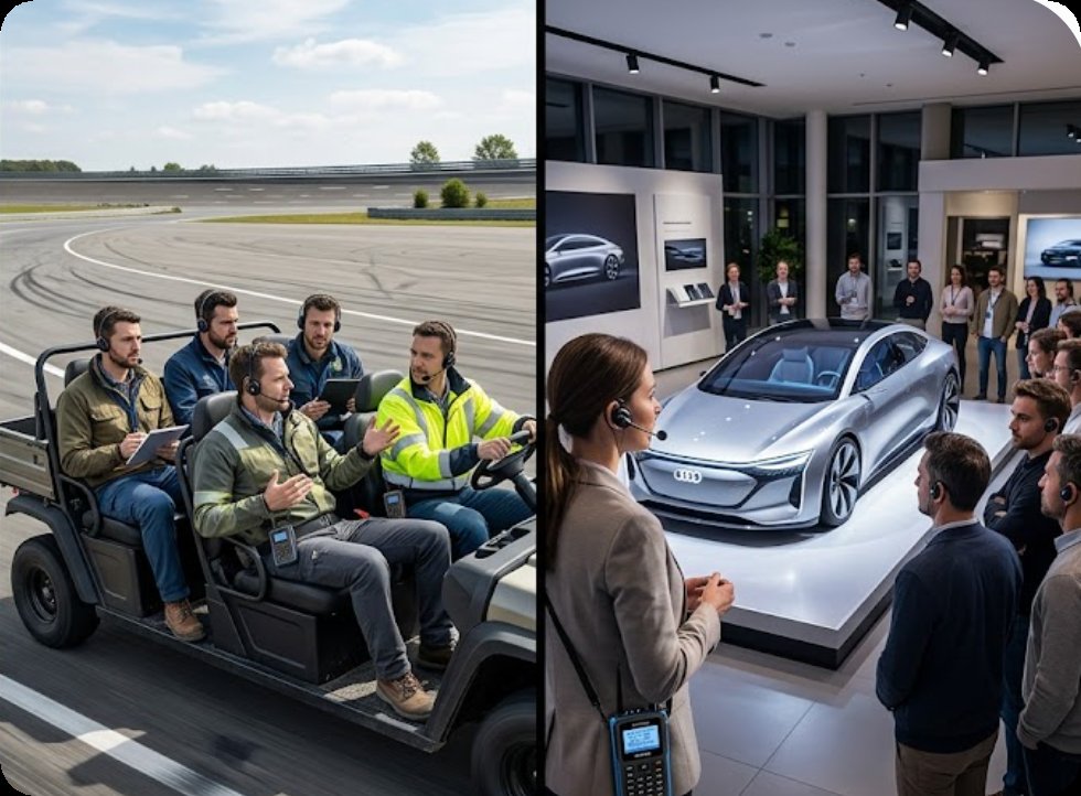 RC2408 series Why a Standard Tour Guide System Falls Short in a Car Factory(图3)