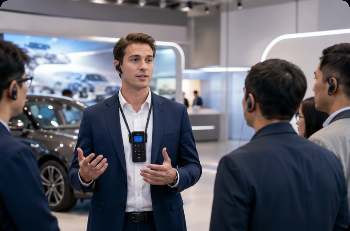 Why Auto Factory Tours Demand a Dedicated Wireless Tour Guide System(图2) Why Auto Factory Tours Demand a Dedicated Wireless Tour Guide System(图2)
