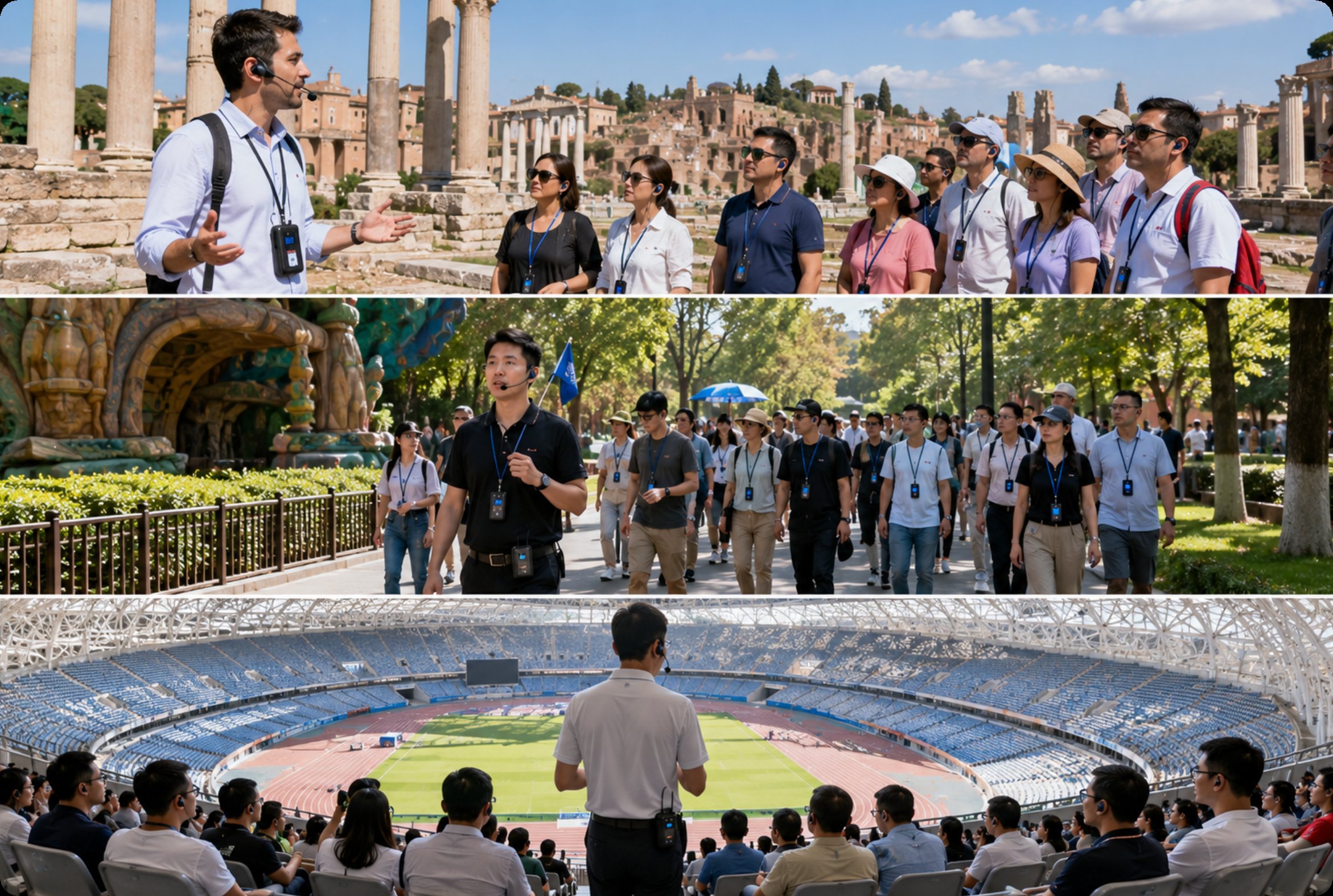 How a Wireless Tour Guide System Solved Audio Chaos at Our Largest Outdoor Venue Yet(图3)