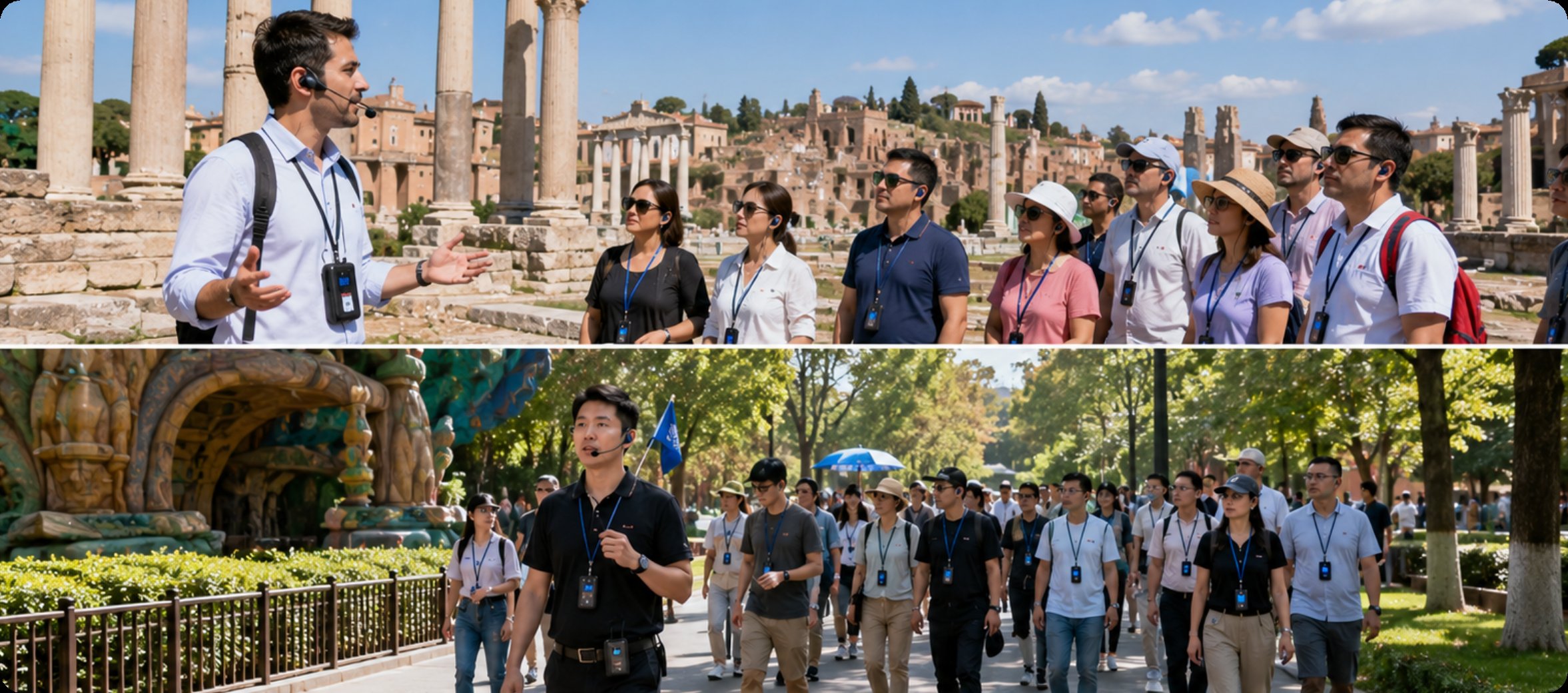 How a Wireless Tour Guide System Solved Audio Chaos at Our Largest Outdoor Venue Yet(图2)