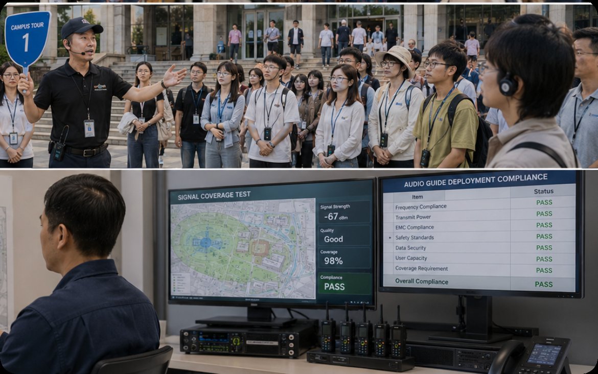 Why University Tours Demand a Compliant, High-Performance Wireless Tour Guide System(图3)