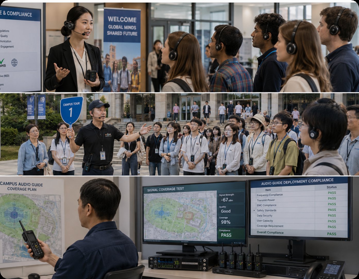 Why University Tours Demand a Compliant, High-Performance Wireless Tour Guide System(图2)