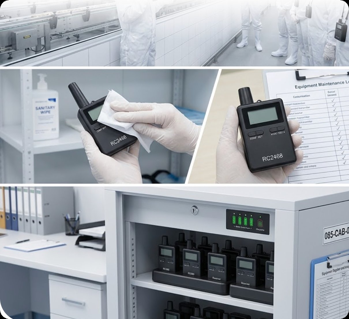 Keeping Your Food Factory Tour Clear and Reliable: A Guide to Wireless Tour Guide System Maintenance(图3)