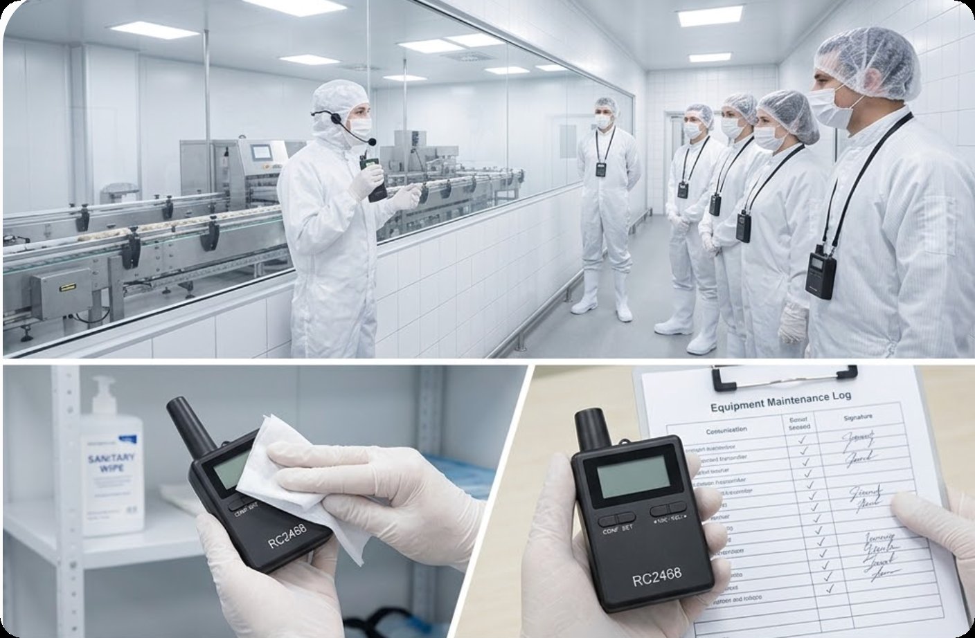 Keeping Your Food Factory Tour Clear and Reliable: A Guide to Wireless Tour Guide System Maintenance(图2)