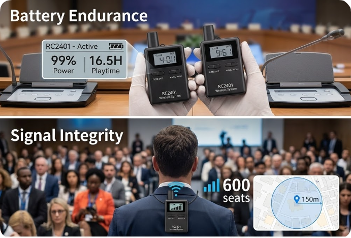 conference interpretation solutions RC2401 Wireless System Performance Test: Real-World Limits in International Conference Interpretation(图2)