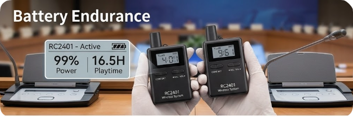 large-scale conference deployments RC2401 Wireless System Performance Test: Real-World Limits in International Conference Interpretation(图3)