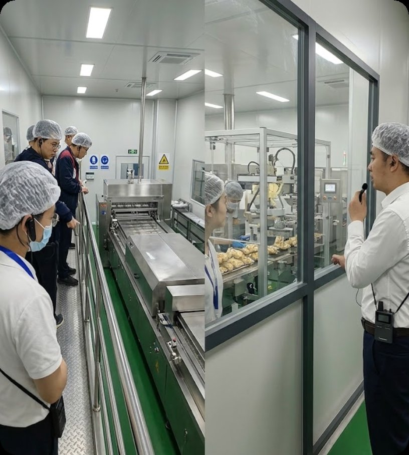 How a Food Factory Solved Its Noise and Hygiene Challenges with a Wireless Tour Guide System(图2)
