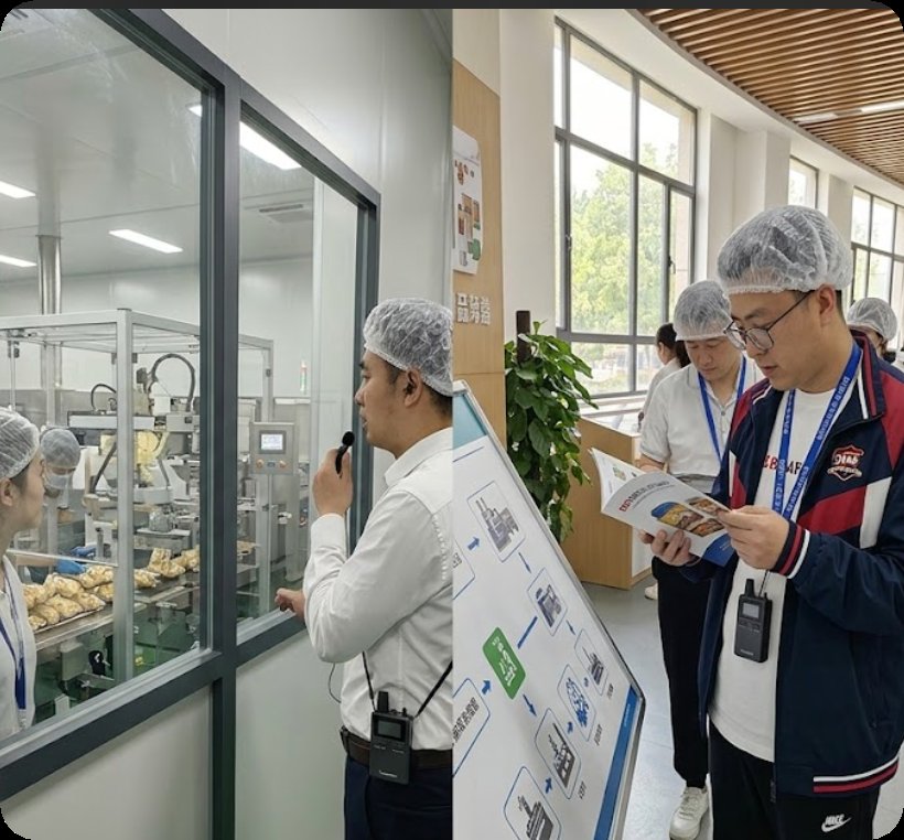 How a Food Factory Solved Its Noise and Hygiene Challenges with a Wireless Tour Guide System(图3)