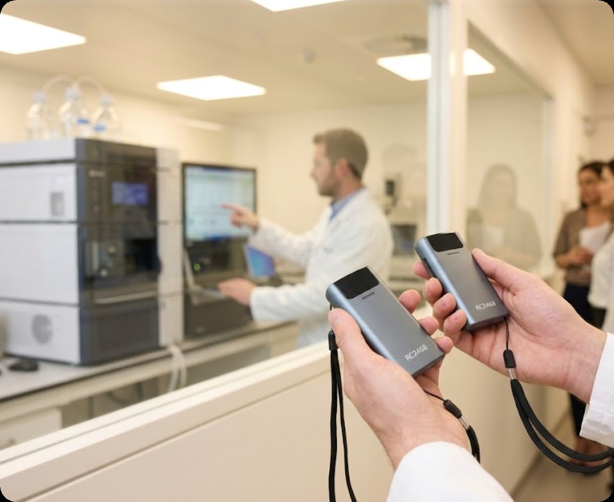 Pharma Factory Tour Case Study: Why a Leading Manufacturer Switched to a Wireless Tour Guide System(图2)