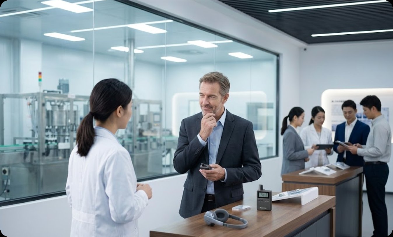 Pharma Factory Tour Case Study: Why a Leading Manufacturer Switched to a Wireless Tour Guide System(图3)