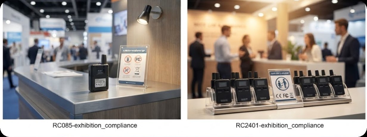 📡 Why Trade Show Compliance Demands a Reliable Wireless Tour Guide System(图3)