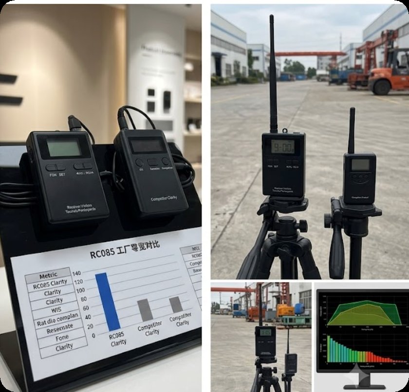 ⚖️ Which Wireless Tour Guide System Fits Your Factory or Field Tour Best? RC2406 vs RC085 vs RC8860(图3)