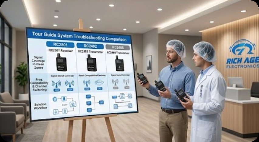 📡 Silent Communication: How a Wireless Tour Guide System Solved Noise Complaints in a Pharma Factory Tour(图3) 📡 Silent Communication: How a Wireless Tour Guide System Solved Noise Complaints in a Pharma Factory Tour(图3)