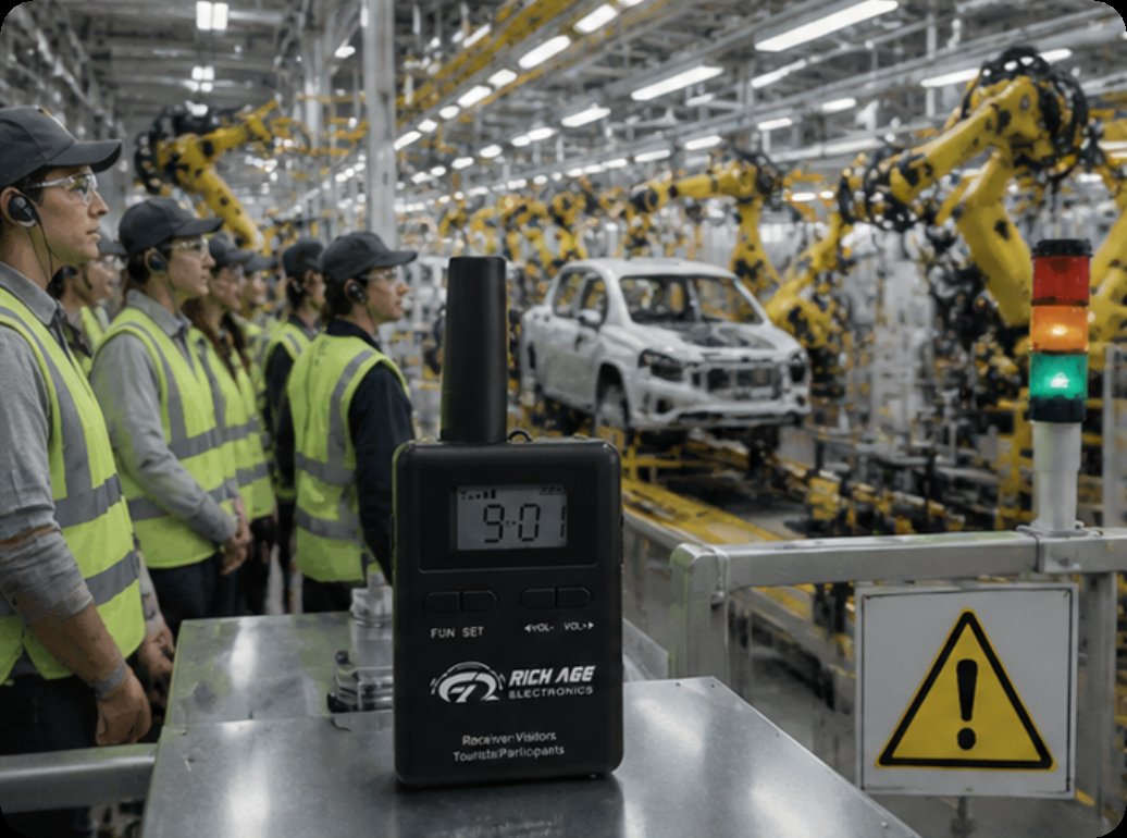 📡 Why a Wireless Tour Guide System Is Non-Negotiable for Automotive Factory Compliance Tours(图2) 📡 Why a Wireless Tour Guide System Is Non-Negotiable for Automotive Factory Compliance Tours(图2)