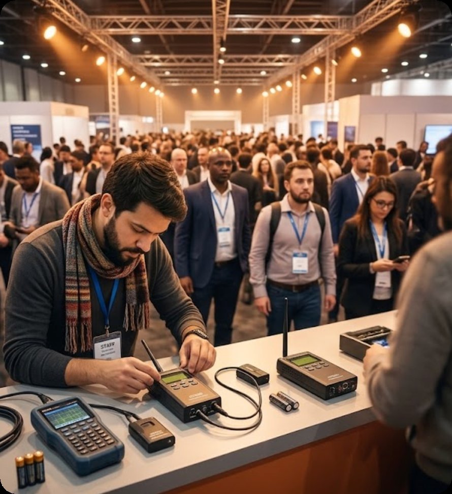 📡 When Your Trade Show Audio Fails: Troubleshooting Wireless Tour Guide System Issues on the Exhibition Floor(图2) 📡 When Your Trade Show Audio Fails: Troubleshooting Wireless Tour Guide System Issues on the Exhibition Floor(图2)