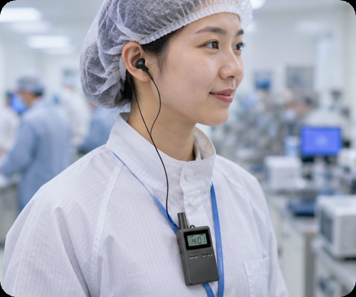 💰 From Echoing Halls to Silent Clarity: How One Pharma Factory Achieved 200% ROI with a Wireless Tour Guide System(图3) 💰 From Echoing Halls to Silent Clarity: How One Pharma Factory Achieved 200% ROI with a Wireless Tour Guide System(图3)